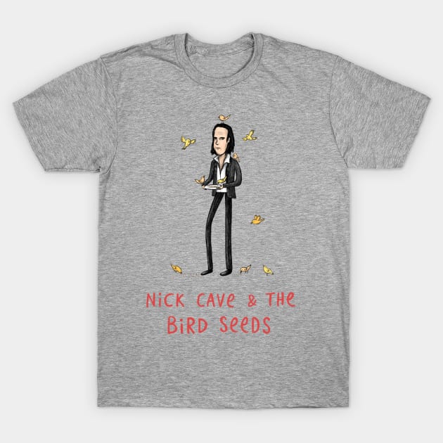 Nick Cave & The Bird Seeds T-Shirt by Sophie Corrigan